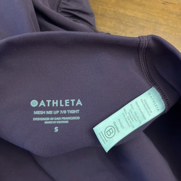 Athleta Mesh Me Up 7/8 Tights - Size Small - Picture 6 of 6